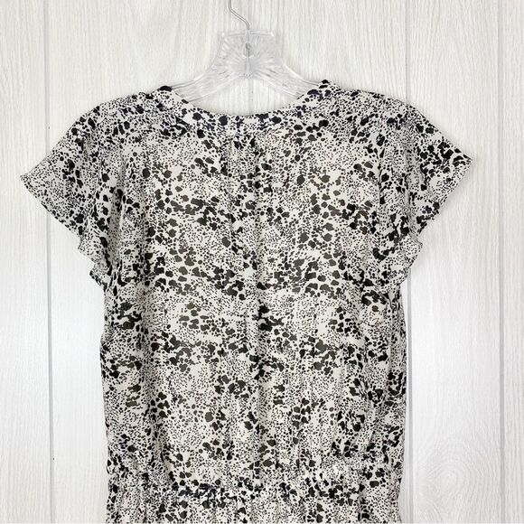 H&M | Black & White Patterned Mini Dress Size XS - Picture 4 of 15